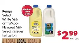 Family Fresh Market Kemps Select White Milk or TruMoo Flavored Milk offer