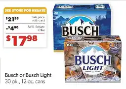 Family Fresh Market Busch or Busch Light offer