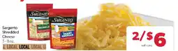 Family Fresh Market Sargento shredded cheese offer