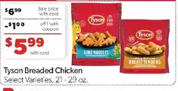 Family Fresh Market Tyson Breaded Chicken offer