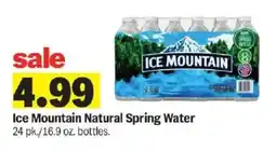 Meijer Ice Mountain Natural Spring Water offer