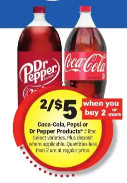 Meijer Coca-Cola, Pepsi or Dr Pepper Products offer