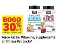Meijer Force Factor Vitamins, Supplements or Fitness Products offer