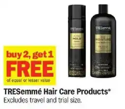 Meijer Tresemme Hair Care Products offer