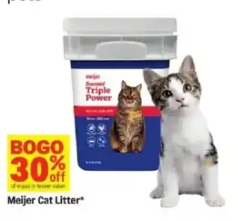Meijer Meijer Cat Litter* offer