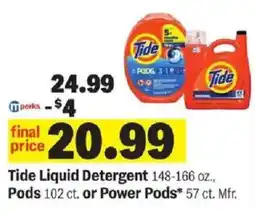 Meijer Tide liquid detergent offer