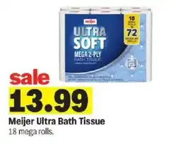 Meijer Meijer ultra bath tissue offer