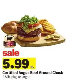 Meijer Certified Angus Beef Ground Chuck offer