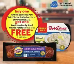 Meijer Hatfield Seasoned Pork Loin Filet or Tenderloin or Pork Roast offer