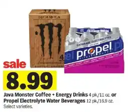 Meijer Java Monster Coffee + Energy Drinks offer