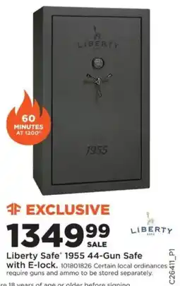 Mills Fleet Farm Liberty Safe 1955 44-Gun Safe offer