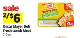 Meijer Oscar Mayer Deli Fresh Lunch Meat offer