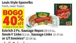 Meijer Eckrich sausage ropes offer