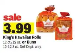 Meijer King's Hawaiian Rolls offer