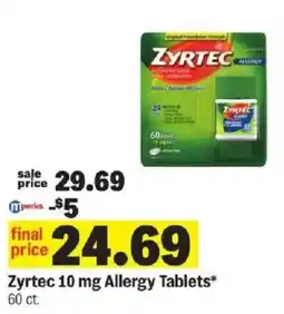 Meijer Zyrtec 10 mg Allergy Tablets offer