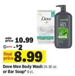Meijer Dove Men Body Wash offer