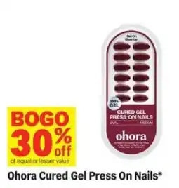 Meijer Ohora Cured Gel Press On Nails offer