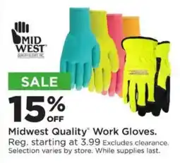 Mills Fleet Farm Midwest Quality Work Gloves offer