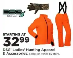 Mills Fleet Farm DSG Ladies' Hunting Apparel & Accessories offer