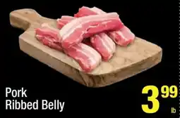 Super King Markets Pork Ribbed Belly offer