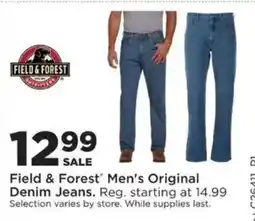 Mills Fleet Farm Field & Forest Men's Original Denim Jeans offer