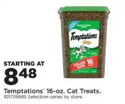 Mills Fleet Farm Temptations cat treats offer