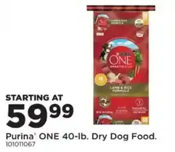 Mills Fleet Farm Purina ONE Dry Dog Food offer