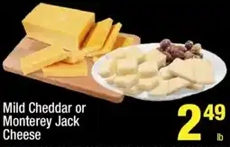 Super King Markets Mild Cheddar or Monterey Jack Cheese offer