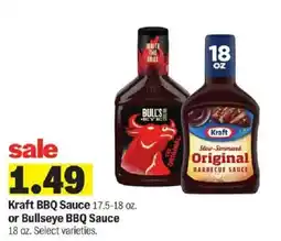 Meijer Kraft bbq sauce or bullseye bbq sauce offer