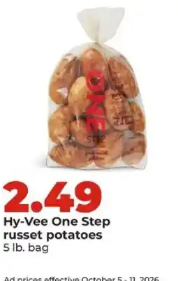 Hy-Vee Hy-Vee One Step russet potatoes offer