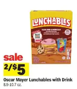 Meijer Oscar Mayer Lunchables with Drink offer