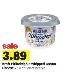 Meijer Kraft philadelphia whipped cream cheese offer