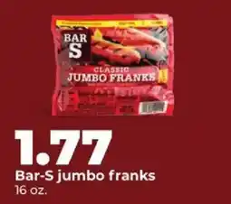 Hy-Vee Bar-s jumbo franks offer