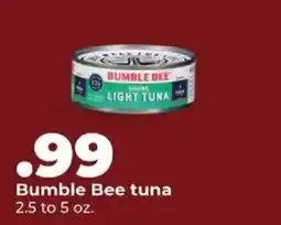 Hy-Vee Bumble Bee tuna offer