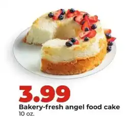 Hy-Vee Bakery-fresh angel food cake offer