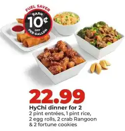 Hy-Vee HyChi dinner for 2 offer
