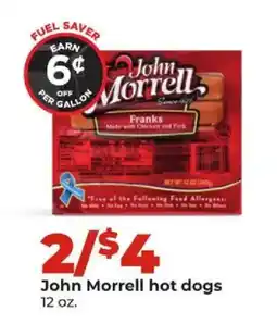 Hy-Vee John Morrell hot dogs offer