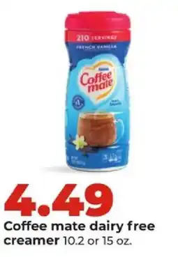 Hy-Vee Coffee mate dairy free creamer offer