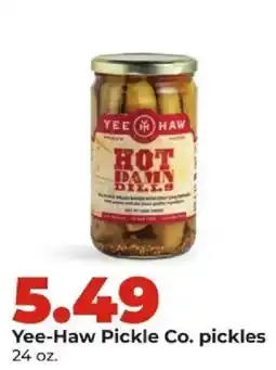 Hy-Vee Yee-Haw Pickle Co. pickles offer