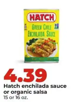 Hy-Vee Hatch enchilada sauce or organic salsa offer