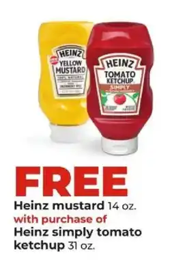Hy-Vee Heinz mustard offer