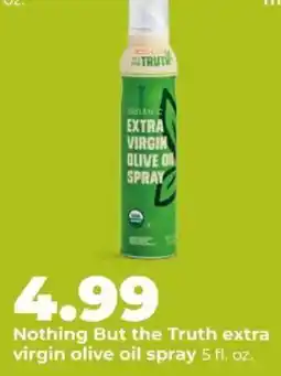 Hy-Vee Nothing But the Truth extra virgin olive oil spray offer