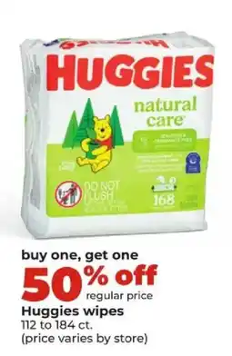 Hy-Vee Huggies wipes offer