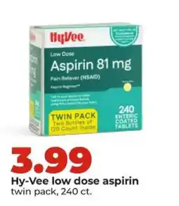 Hy-Vee Hy-Vee low dose aspirin offer