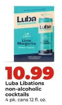 Hy-Vee Luba Libations non-alcoholic cocktails offer