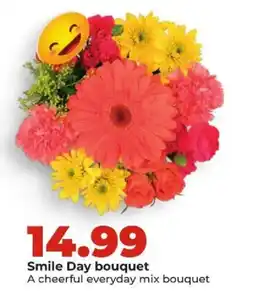 Hy-Vee Smile Day bouquet offer