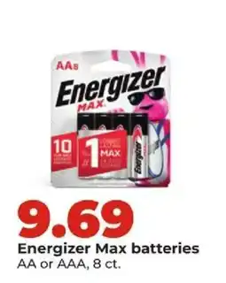 Hy-Vee Energizer Max batteries offer