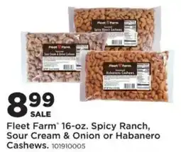 Mills Fleet Farm Fleet Farm Spicy Ranch, Sour Cream & Onion or Habanero Cashews offer
