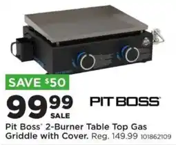 Mills Fleet Farm Pit Boss 2-Burner Table Top Gas Griddle with Cover offer