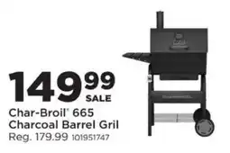 Mills Fleet Farm Char-Broil 665 Charcoal Barrel Grill offer